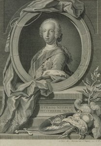 チャールズエドワードスチュアート王子（1720-88）（銅版画） 作： Robert Strange